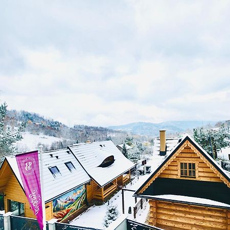 Stylowe Beskidy - Luksusowe Domki Z Saunami I Jacuzzi Apartment Mutne Екстериор снимка